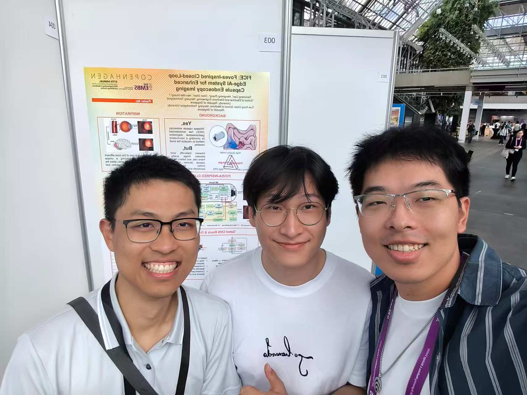 Cao Tiancheng and Li Hongtao at EMBC 2025